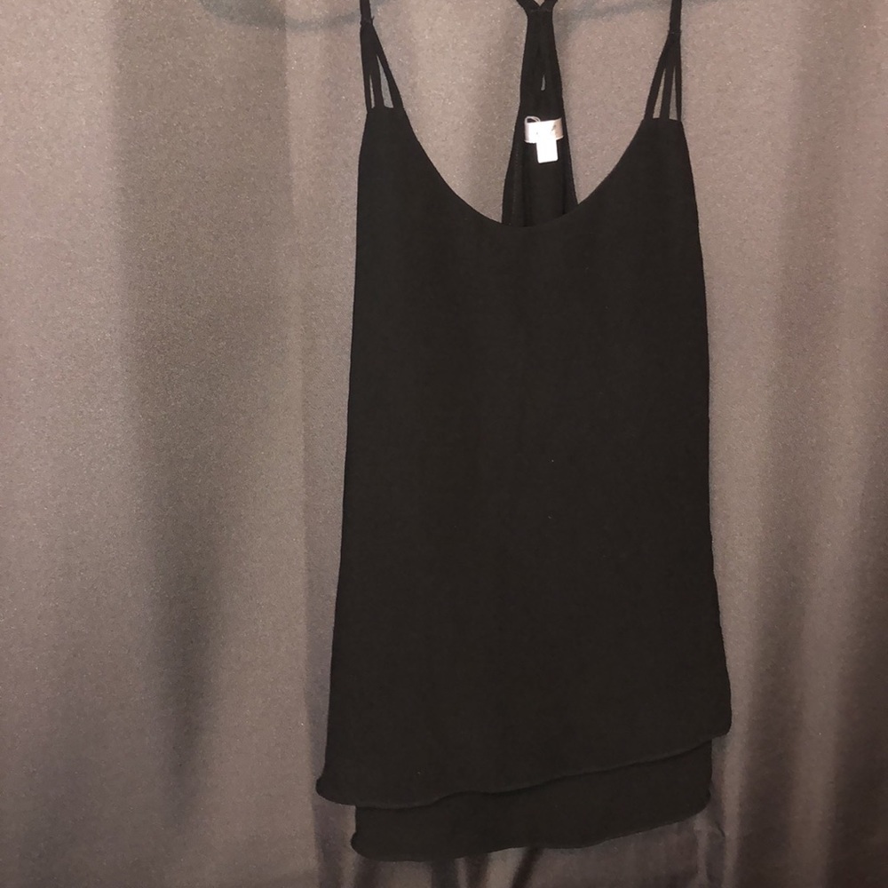 Cute Racer Back Top With Braided Straps
